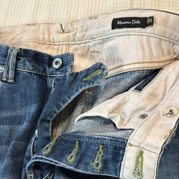 Massimo Dutti men’s blue jeans 32 28 - Picture 6 of 12
